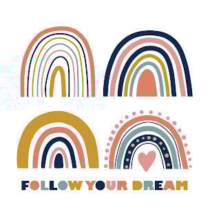 8 follow your dream rainbow