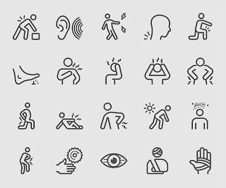 Body Pain and Injury Icon