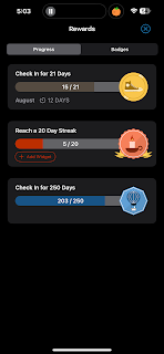 Clarity Badges Ive earned