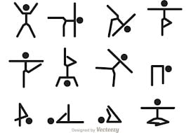 Stick figure poses