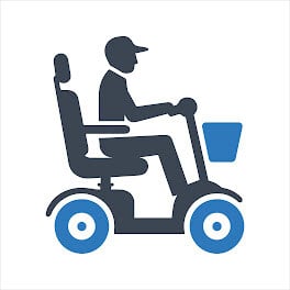 man scooter