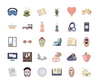 self care logos